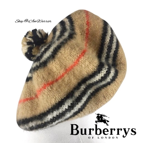burberry wool beret